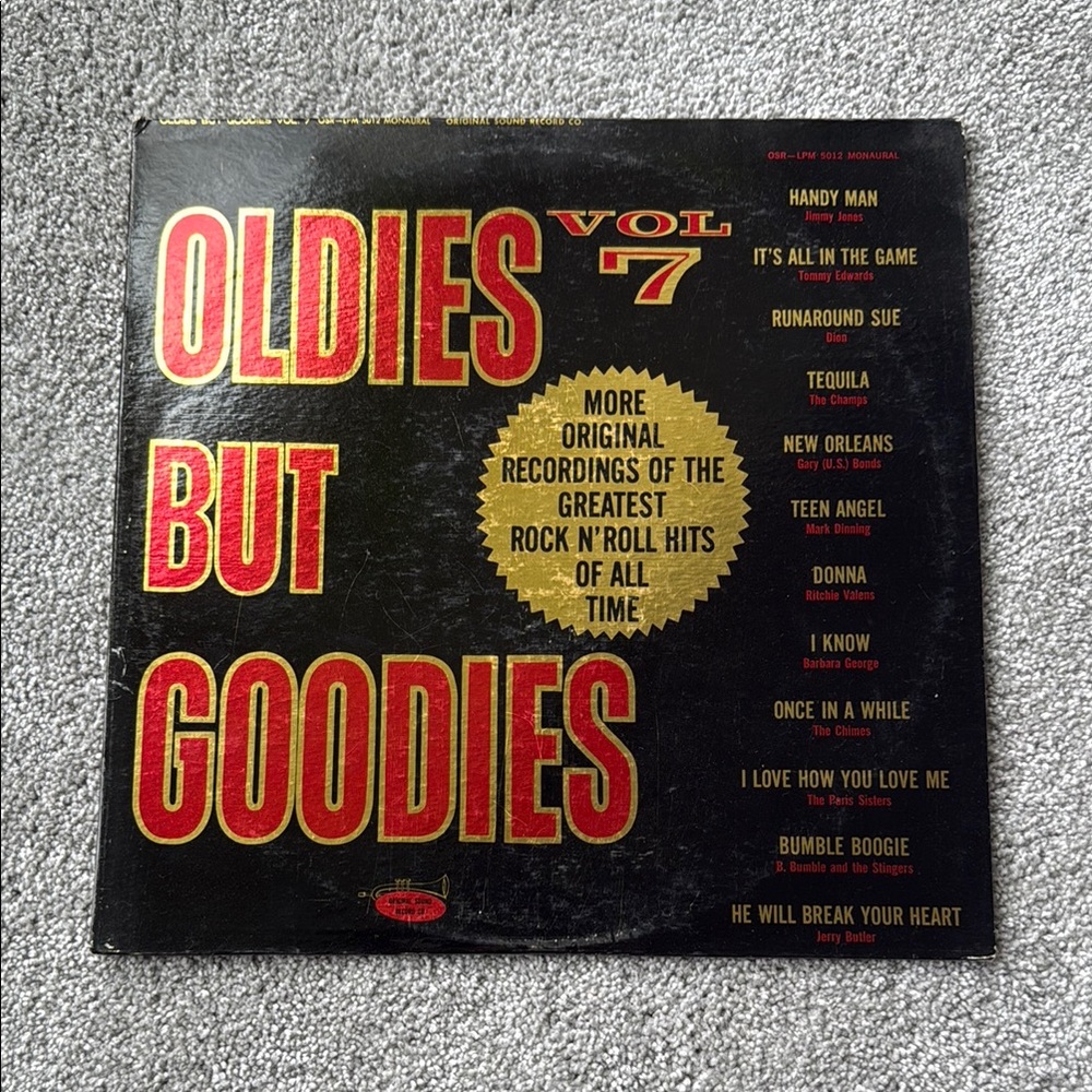 Oldies But Goodies Vol 7 Vinyl Record